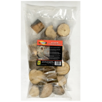 SF413 Smoking Grilling Chunks 10kg PEACH flavoured; Lightly sweet, mild smokey flavour, use with smoker box