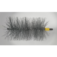CFC029 125mm/5 inch dia Gal Crimp Wire Flue Brush 200mm long
