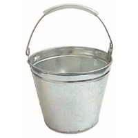 FPT012 Galvanised Steel 28 cm dia 10 litre Pizza Oven Fireplace Ash Bucket
