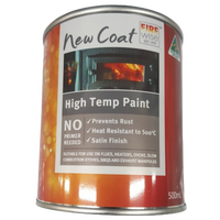 WBA031 250ml Black High Temperature Paint to 500 C 