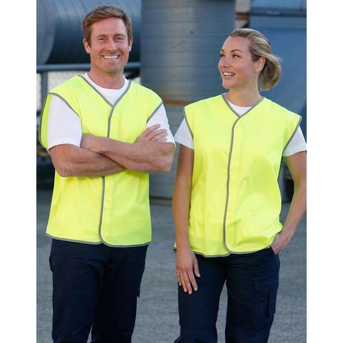 10 of AIW SW02A Unisex Fluoro High Visibility Safety Vest