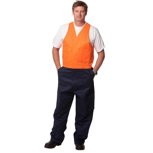 5 of AIW SW201 REGULAR High Visibility Safety Overall 100% Cotton Drill w ACTION back
