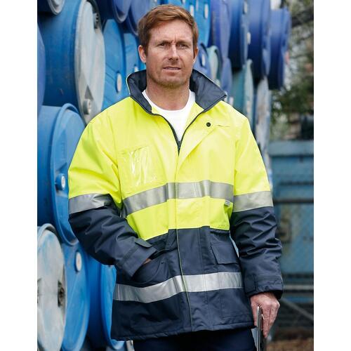 AIW SW50 High Visibility Safety Jacket Fleece lining Night tapes