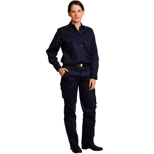 5 of AIW WP15 Womens Cotton Drill Cargo Work Pants