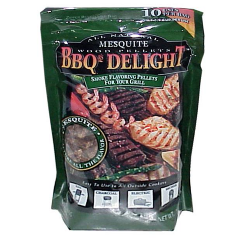 SF105 BBQrs Smoking Grilling Pellets 450g MESQUITE flavoured; Strong spicy very distinctive Southwest USA, use with smoker box