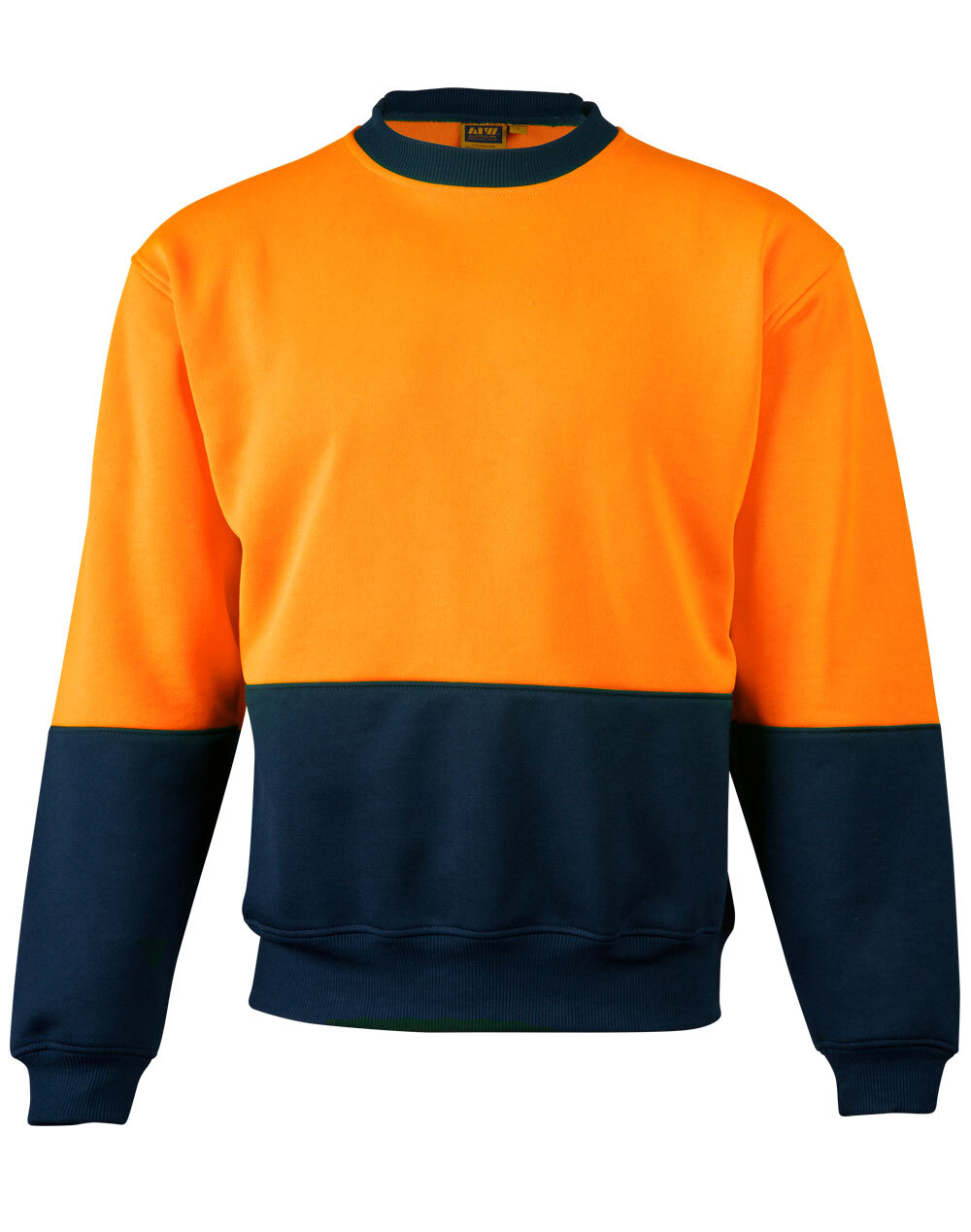 AIW SW09; High Visibility Polar Fleece Windcheater 20% Cotton 80% Polyester