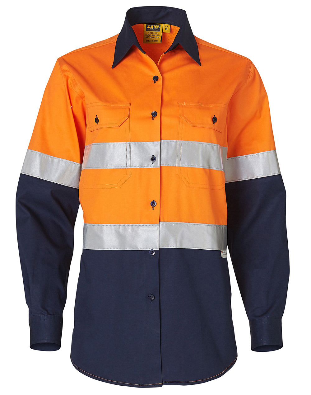 button down safety work shirts