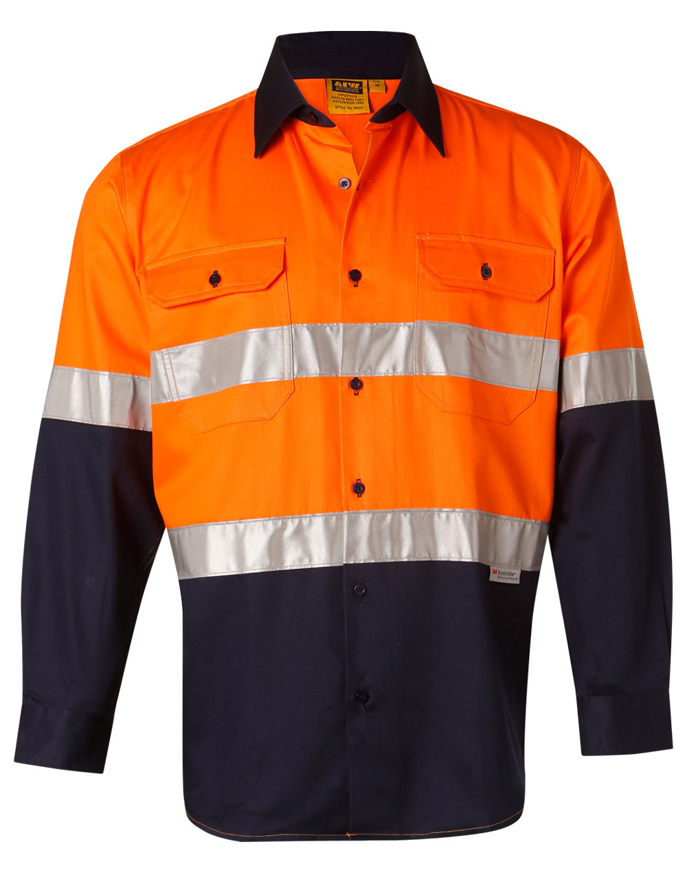 button down safety work shirts