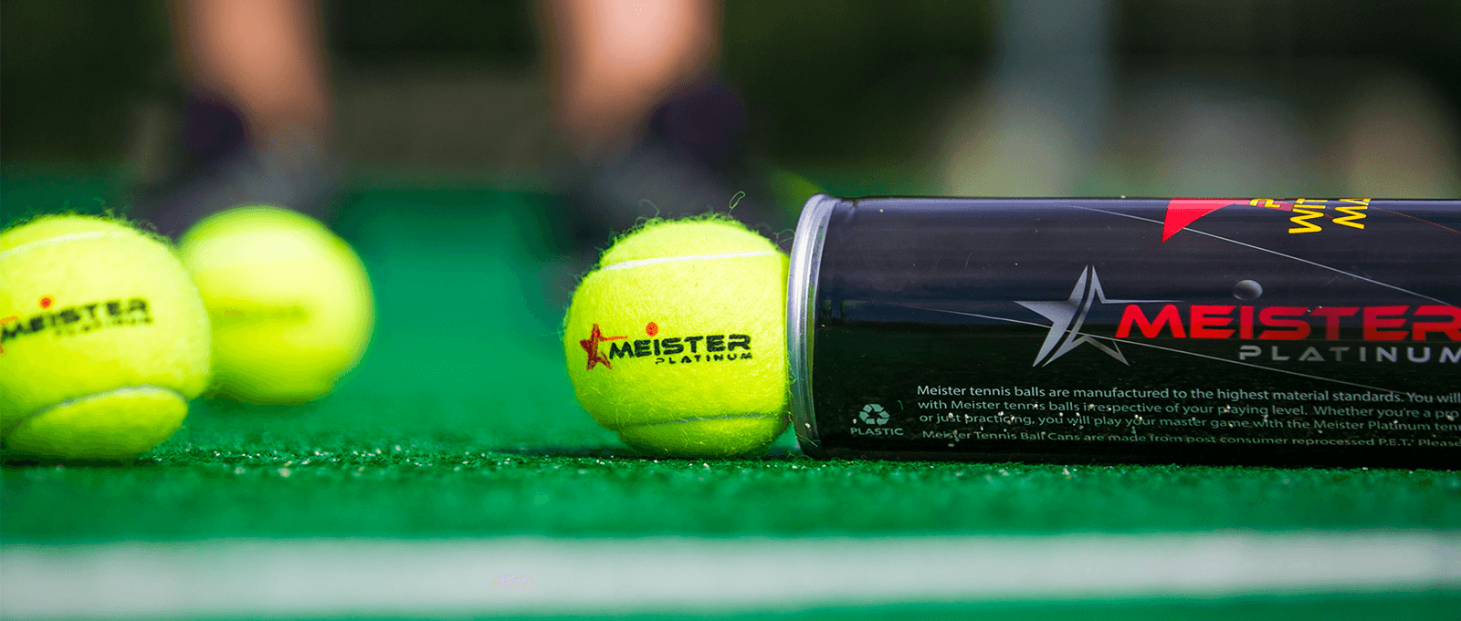 Meister tennis balls. Simply essential for coaches