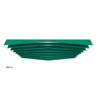8x ACROS 12mm thick Acoustic FRONTIER SIERRA ceiling FINS 2400mm solid colour