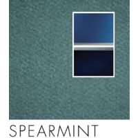 SPEARMINT Colour Sample of Quietspace Acoustic Fabric panels and rolls