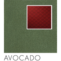 AVOCADO Colour Sample of Quietspace Acoustic Fabric panels and rolls