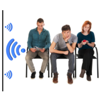 Acoustic Wall Fabric; Reduce RECEPTION in-room echo noise by up to 40%