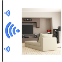 100mm thick Acoustic Panel reduces APARTMENT in-room echo noise by 85%