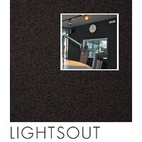 LIGHTSOUT 100mm thick Quietspace Acoustic white-backed Panel