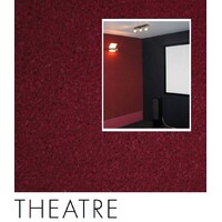 THEATRE 100mm thick Quietspace Acoustic white-backed Panel