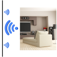 25mm thick Acoustic Panel reduces APARTMENT in-room echo noise by 85%