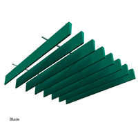 4x ACROS 70mm Acoustic FRONTIER RAFT 2400mm ceiling BLADE solid colour