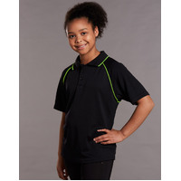  PS24 CHAMPION Diamond-knit Polyester Kids Polo Shirt