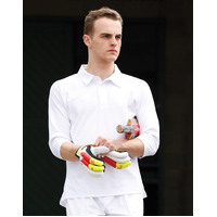 5 of  PS29Q MESH CRICKET Truedry Mens 3/4 Sleeve Polo Shirt
