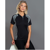 5 of  PS50 MASCOT Tri-colour Polyester Ladies Polo Shirt