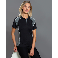  PS50 MASCOT Tri-colour Polyester Ladies Polo Shirt