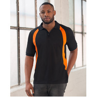  PS51 OLYMPIC S-shape contrast Polyester Men's Polo Shirt