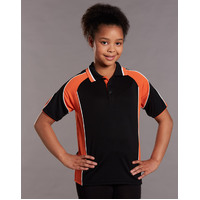  PS61K ALLIANCE Tri-colour Polyester Kids Polo Shirt