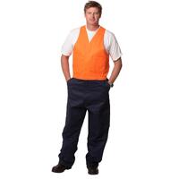 AIW SW201; REGULAR High Visibility Overall; 100% Cotton Drill w ACTION back