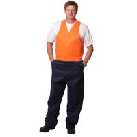 5 of AIW SW201 REGULAR High Visibility Safety Overall 100% Cotton Drill w ACTION back