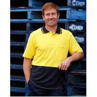 5 of  AIW SW35; Fluoro High Visibility Safety Polo Shirt 100% Cotton
