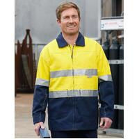 AIW SW46; High Visibility Cotton Jacket; 100% Cotton Drill w 3M Tapes