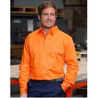 5 of  AIW SW51; Safety Work Shirt 100% Cotton Drill w 3M Tapes