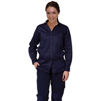 AIW WT08 Womens Cotton Drill Work Shirt 190gsm