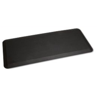 DryLife Bedside 60cm x 90cm Antislip HealthCare Floor Mat; Charcoal; Absorbent