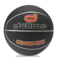 PD023 ; Dellios CHAMPION Mens Basketball Size 7; Black/Silver