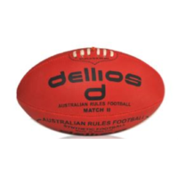 PD009 ; Dellios Australian Rules Football, Size 3, Red, U14yrs