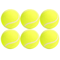 PD045 6 x Super Cheap All-purpose Tennis Balls for yard or dog/pet games