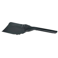FPT044 31cm long 13cm wide Black Steel Fire Shovel / Ash Pan