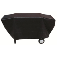 BQC010 62x140cm Waterproof Black Flat topped 2-3 burner BBQ Cover