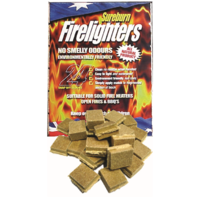 WBA035 1x Block of 24 Waterproof non-toxic, easy to light, Fire Lighters