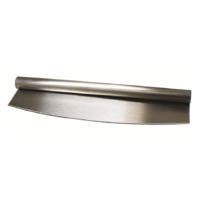 PZ021 Premium Stainless Steel Pizza Cutter; 35cm Blade w Rolled Handle, Elegant design