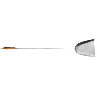 PZ302 Pizza Oven Shovel 1400mm L Grade 304 stainless steel 10mm dia, wooden handle