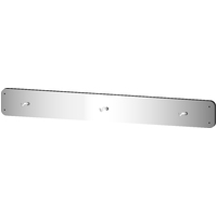 PZ253 3 Hook Wall bracket, 600mm x 75mm with screws. Suits PZ10x Pizza Oven Tools. Grade 3 stainless steel