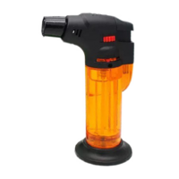 SF051 Refillable Windproof Jet Lighter; Suitable for lighting smoking pellets, sawdust, chips. Smoke cheese, red meat, white meat, vegetables