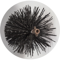 CFC035 125mm/5 inch dia Polypropylene Pull Thru Flue Brush 200mm long