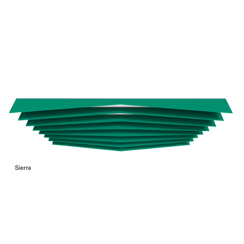 8x ACROS 12mm thick Acoustic FRONTIER SIERRA ceiling FINS 2400mm solid colour