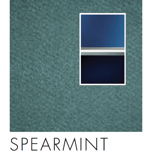 SPEARMINT Colour Sample of Quietspace Acoustic Fabric panels and rolls