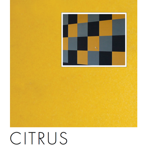 CITRUS Colour Sample of Quietspace Acoustic Fabric panels and rolls