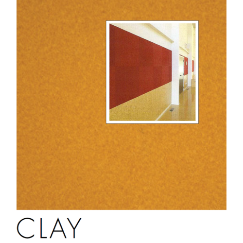 CLAY Colour Sample of Quietspace Acoustic Fabric panels and rolls